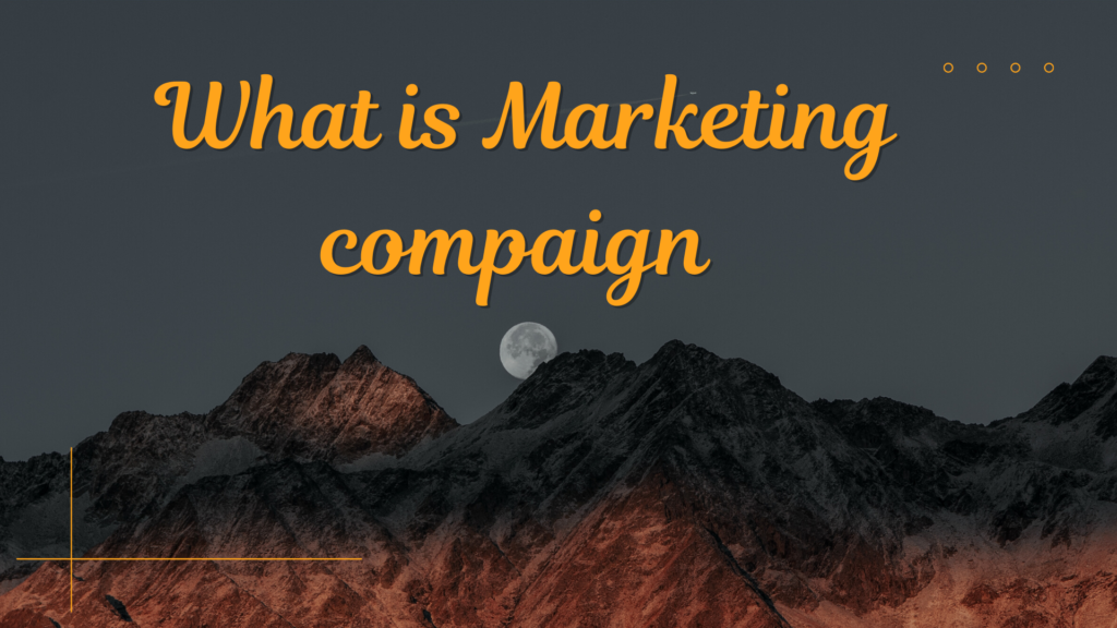 What is marketing compaign?